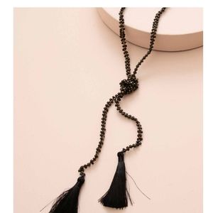 Noonday Collection Onyx lariat